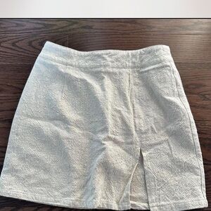 Princess Polly Cream Mini Skirt
